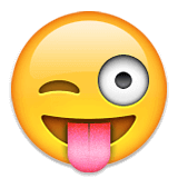 Guess the Emoji answers Face with Tongue out