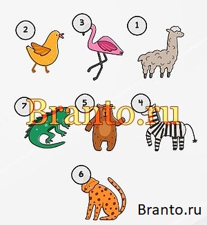 Ответы на игру Braindom Уровень 18 Жми на животных