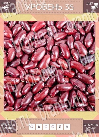 ответы на игру Дары природы для телефона уровень 35