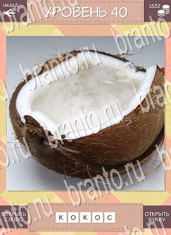 игра Дары природы відповіді для телефона уровень 40