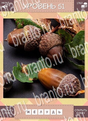 планшет Дары природы Угадай фрукт ответ на уровень 51