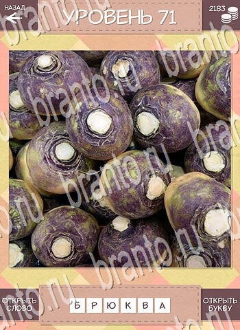 игра Дары природы Угадай фрукт відповіді планшет, для телефона уровень 71