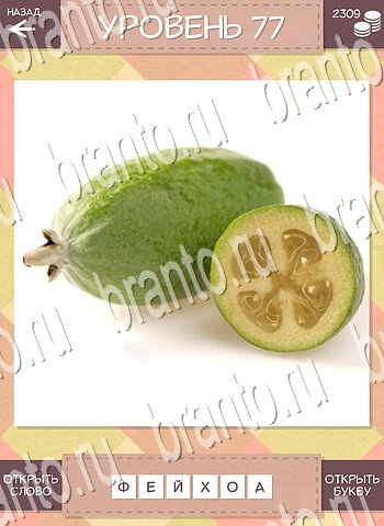 ответы на игру Дары природы для android уровень 77