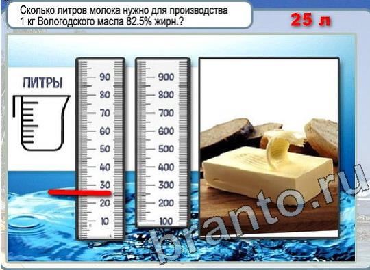 Сколько литров молока надо