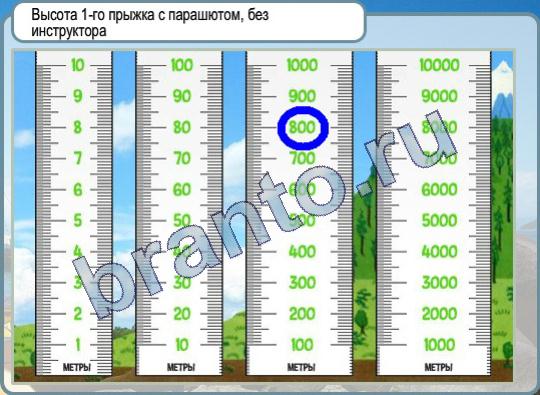 Горячо-Холодно Уровень 294 высота 1-го прыжка с парашютом, без инструктора