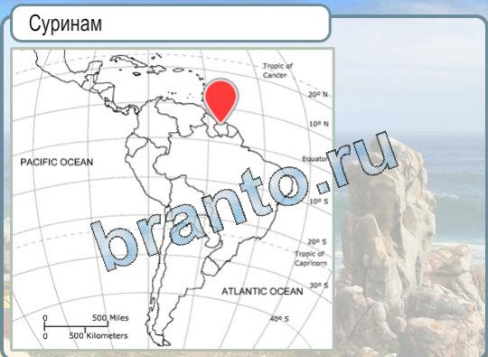Игра Горячо-Холодно подсказки Уровень 1798 Суринам на карте