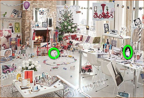 ответы на игру Найди кота Уровень 677