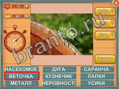 ответы на игру в одноклассниках Лишнее слово Уровень 556