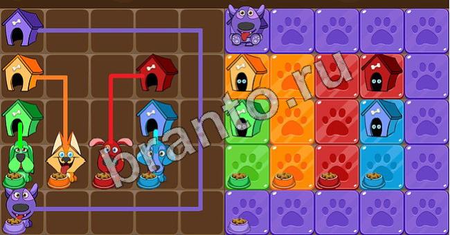 Решения на игру Пёс Флоу уровень 3