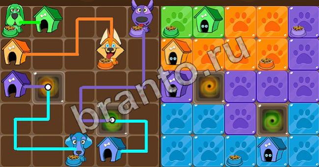 одноклассники Игра Пёс Флоу прохождение уровень 20