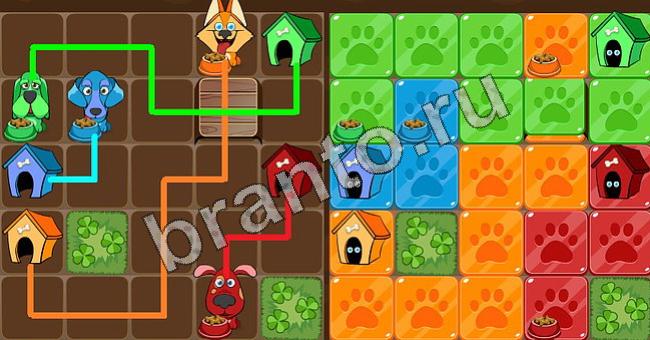 Прохождение игры Пёс Флоу уровень 24
