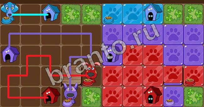 Пёс Флоу помощь в картинках уровень 31