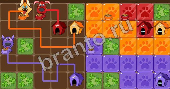 Пёс Флоу помощь в картинках уровень 41