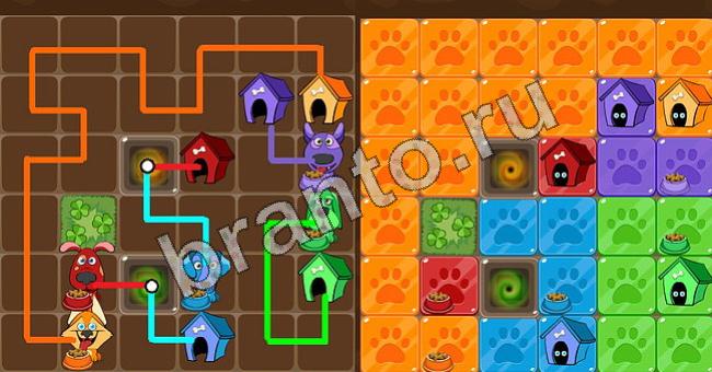 ответы на игру Пёс Флоу уровень 45