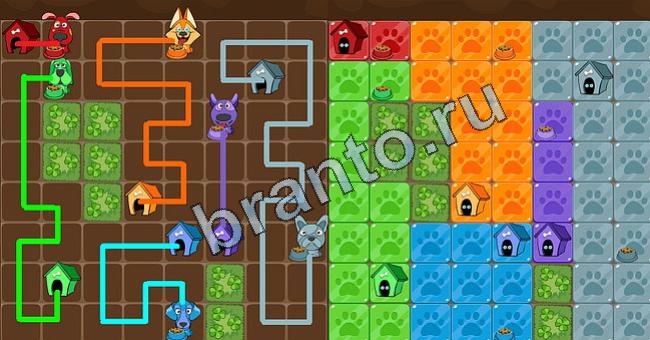 решебник на игру Пёс Флоу Уровень 161