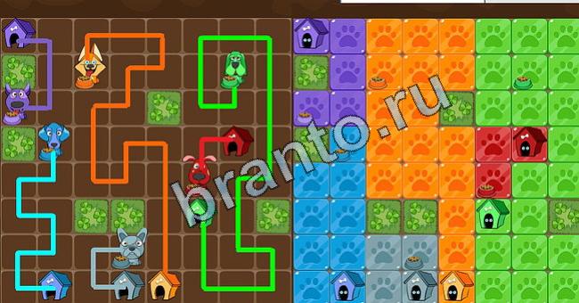 Пёс Флоу решения Уровень 162