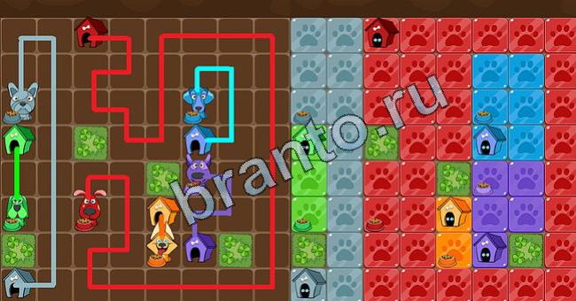 ответы для игры Пёс Флоу Уровень 177