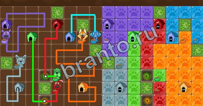 Пёс Флоу помощь в картинках Уровень 181