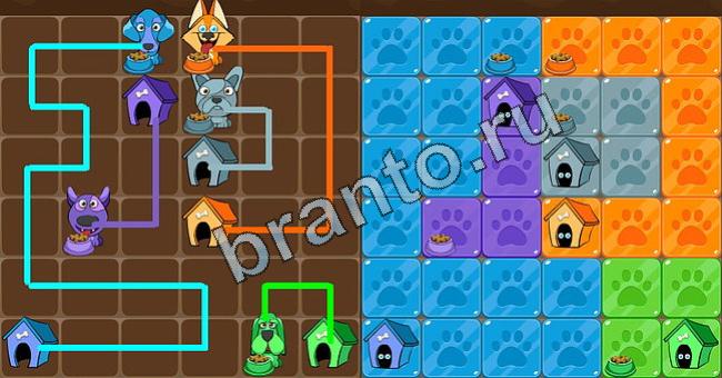 Пёс Флоу помощь в картинках Уровень 191