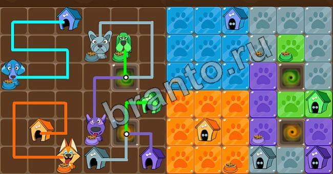 Пёс Флоу игра ответы в одноклассниках Уровень 207