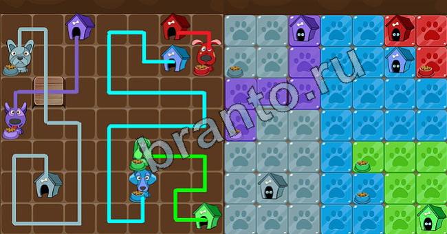 Пёс Флоу игра подсказки Уровень 214