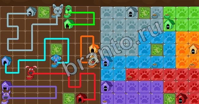 Пёс Флоу прохождение игры Уровень 222