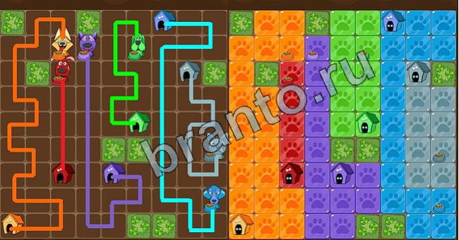 игра в одноклассниках Пёс Флоу ответы Уровень 230