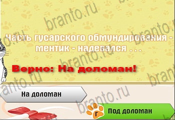 игра Самый умный котёнок все отгадки в Одноклассниках Уровень 500