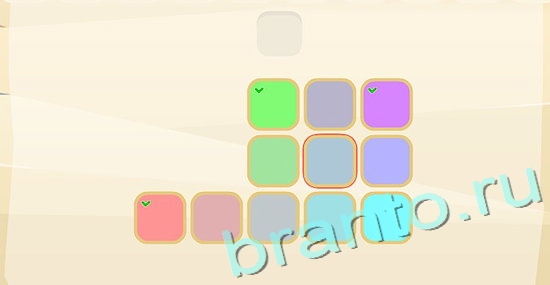 решения на игру Цвета в одноклассниках уровень 113
