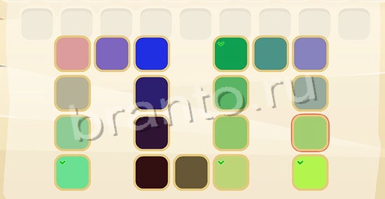 подсказки на игру Цвета одноклассники уровень 162