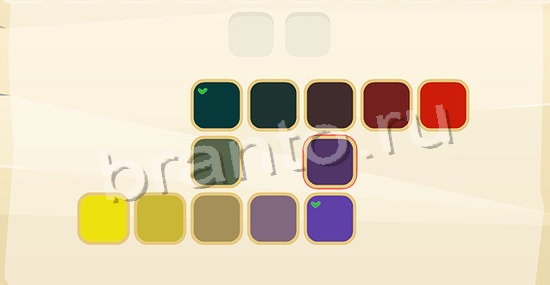 помощь на игру Цвета одноклассники уровень 164