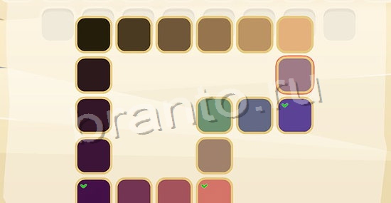 відповіді на игру Цвета в одноклассниках уровень 175