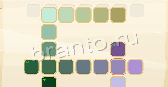 Цвета игра ответы одноклассники уровень 176