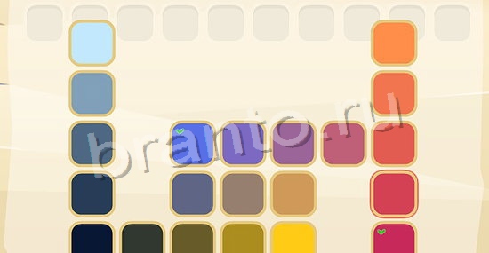 подсказки на игру Цвета одноклассники уровень 192