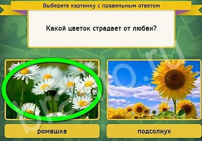 ответы на игру в одноклассниках Выбирайка Уровень 5136