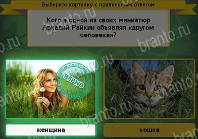игра Выбирайка ответ на Уровень 8110