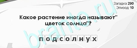 игра Загадки Сфинкса ответ на Уровень 290