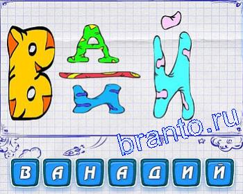 ребусы, в ответах на которые получается название химических элементов