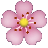 Guess the Emoji answers pink flower