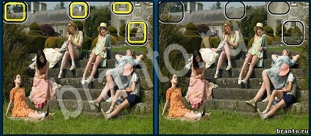 Найдите отличия игра подсказки Уровень 1215