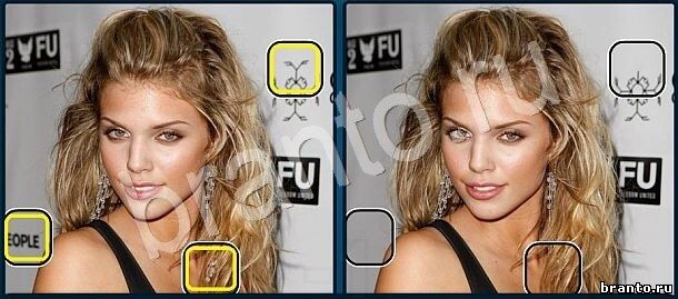 Найди отличия ответы в одноклассниках, вконтакте Уровень 615 блондинка