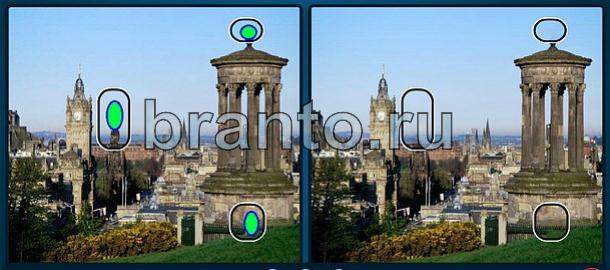 Найдите отличия ВК подсказки Уровень 587 башня с часами