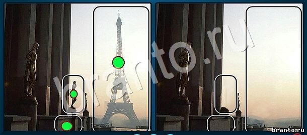 Найдите отличия игра подсказки Уровень 592 Эйфелева башня