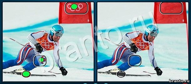 Найди отличия ответы в картинках Уровень 594 слалом