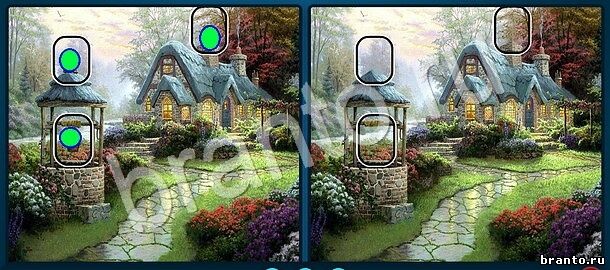 ответы Найдите отличия Уровень 603 избушка, колодец