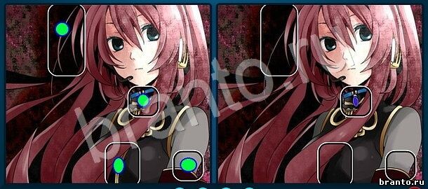 Решения на игру Найдите отличия вконтакте Уровень 1070 аниме