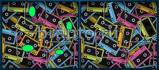 ответы Найдите отличия Уровень 1091 кассеты