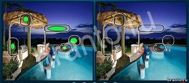 Найдите отличия игра ответы в контакте Уровень 1123 бассейн