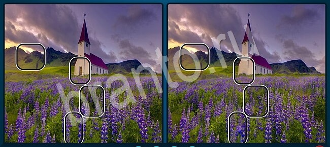 ответы на игру Найдите отличия Уровень 1245