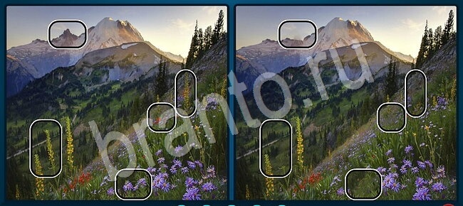 Найдите отличия помощь в картинках Уровень 2191